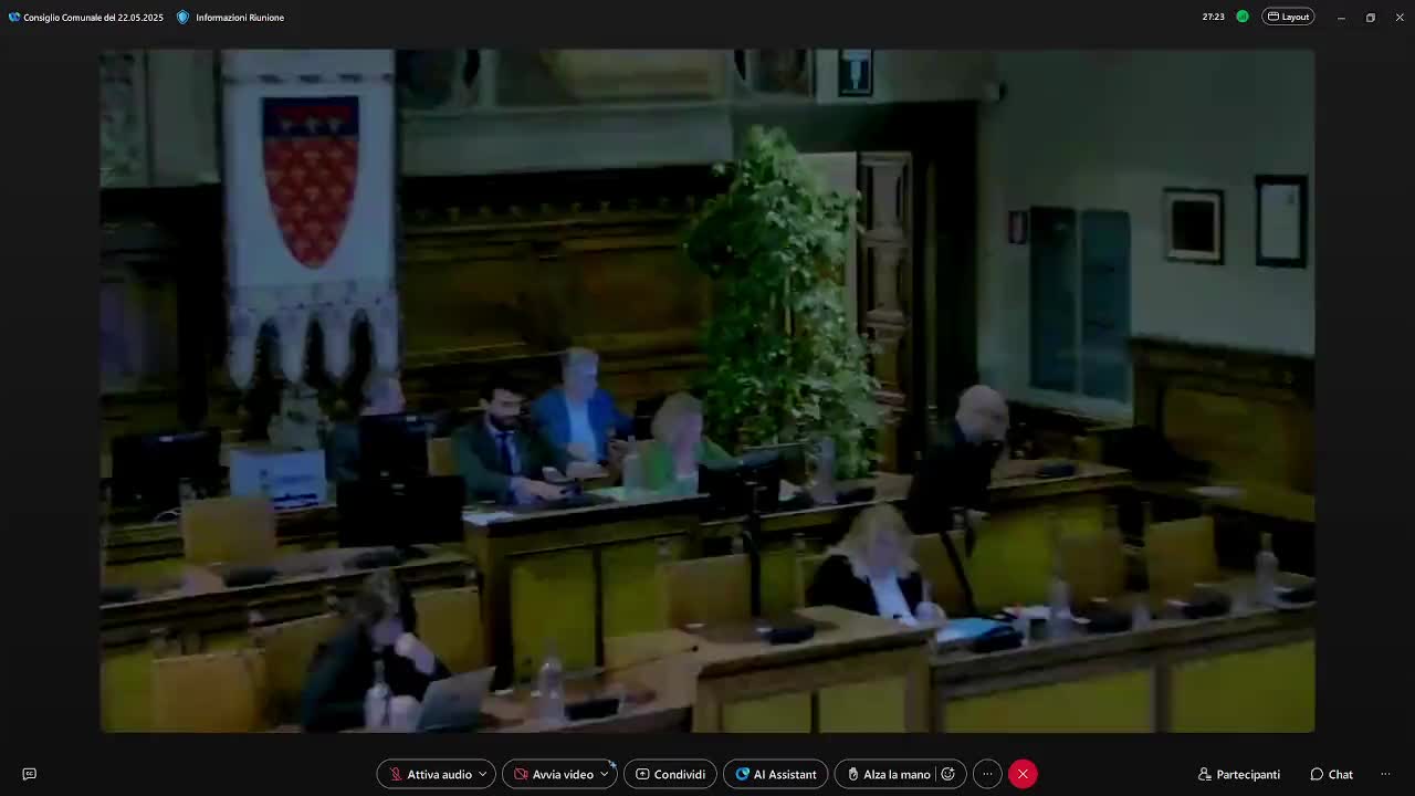 Consiglio Comunale del 22/05/2025 ore 15:00
