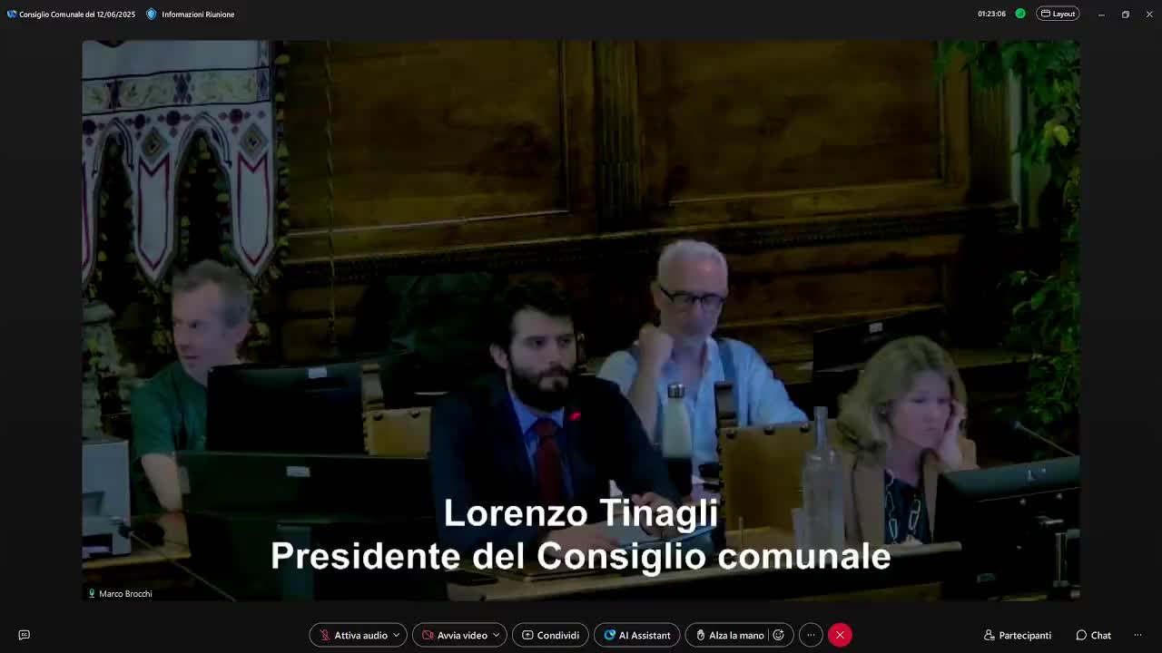 Consiglio Comunale del 12/06/2025 ore 15:00