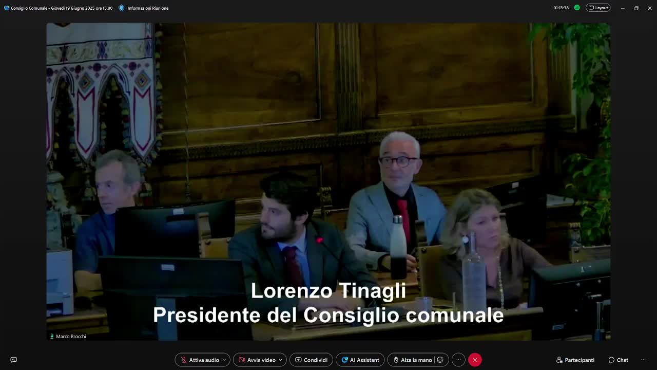 Consiglio Comunale del 19/06/2025 ore 15:00