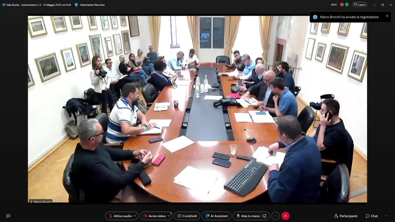 Commissione consiliare n. 3 + 2 congiunte del 21/05/2025 ore 09:00