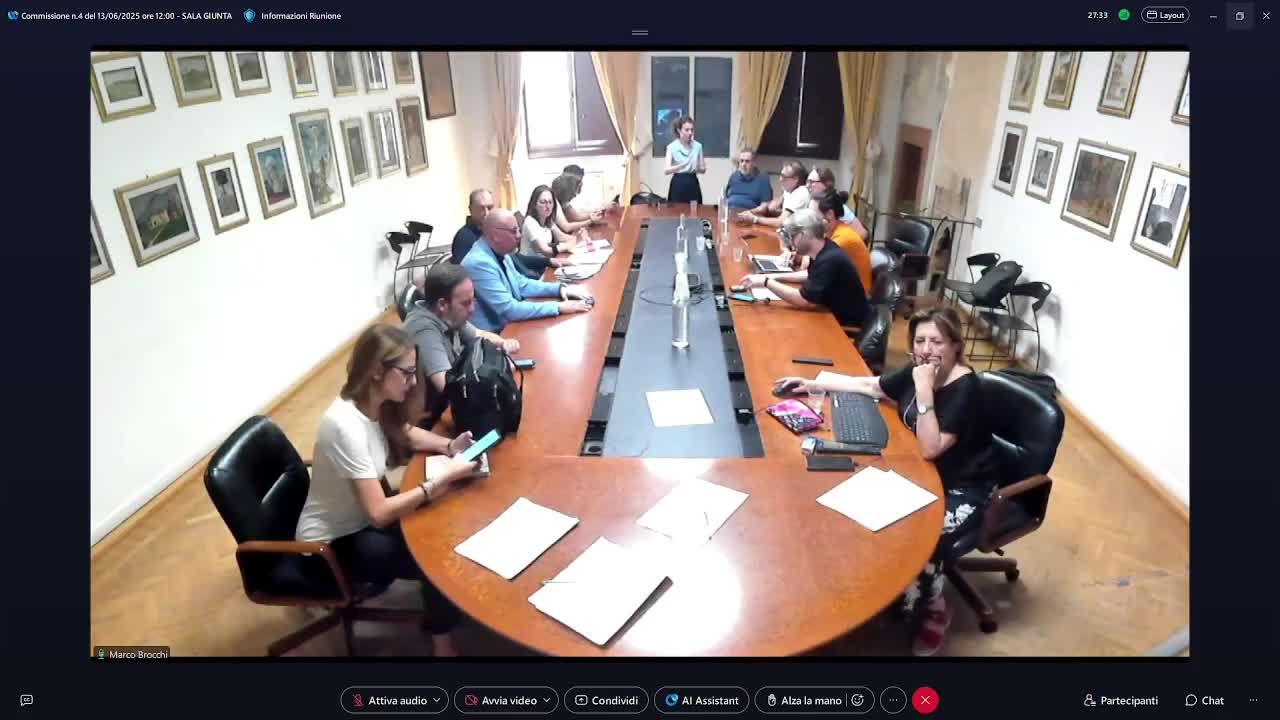 Commissione consiliare n. 4 del 13/06/2025 ore 12:00