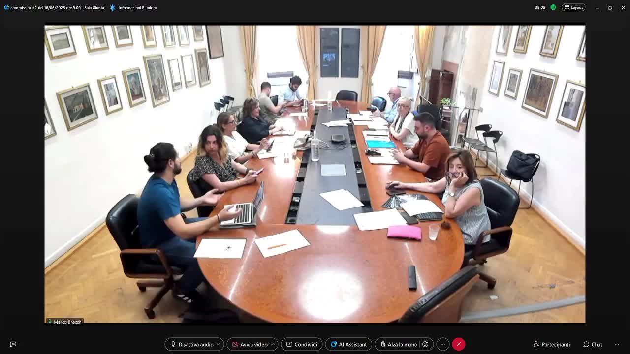Commissione consiliare n. 2 del 16/06/2025 ore 09:00