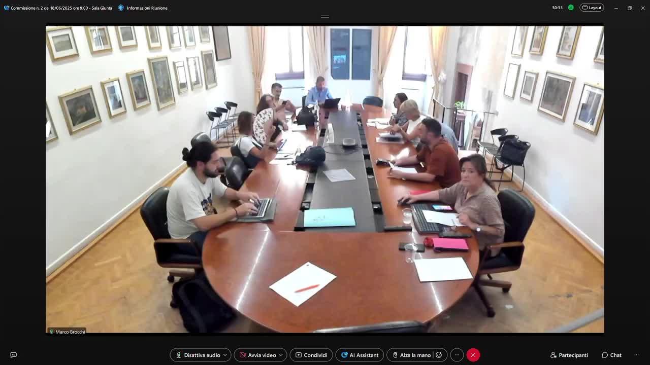 Commissione consiliare n. 2 del 18/06/2025 ore 09:00