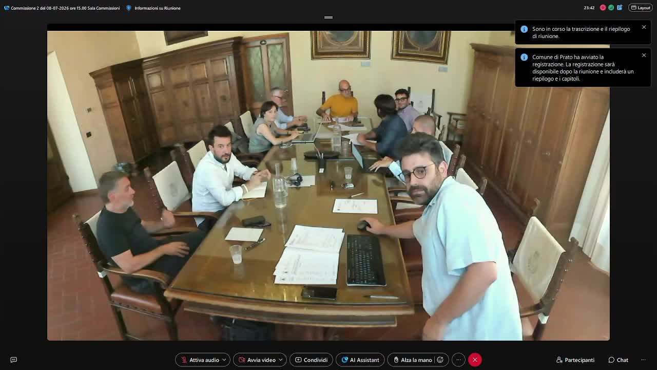 Commissione consiliare n. 2 del 08/07/2026 ore 15:00