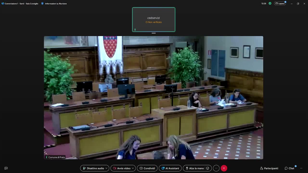 Commissione consiliare n. 1 del 22/07/2026 ore 08:30