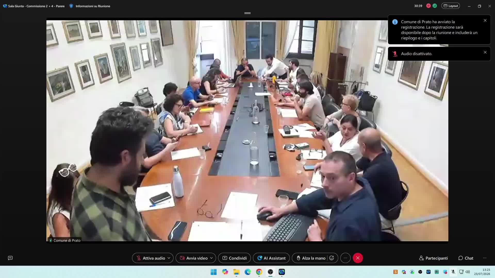Commissione consiliare n. 2+4 congiunte del 23/07/2026 ore 13:00
