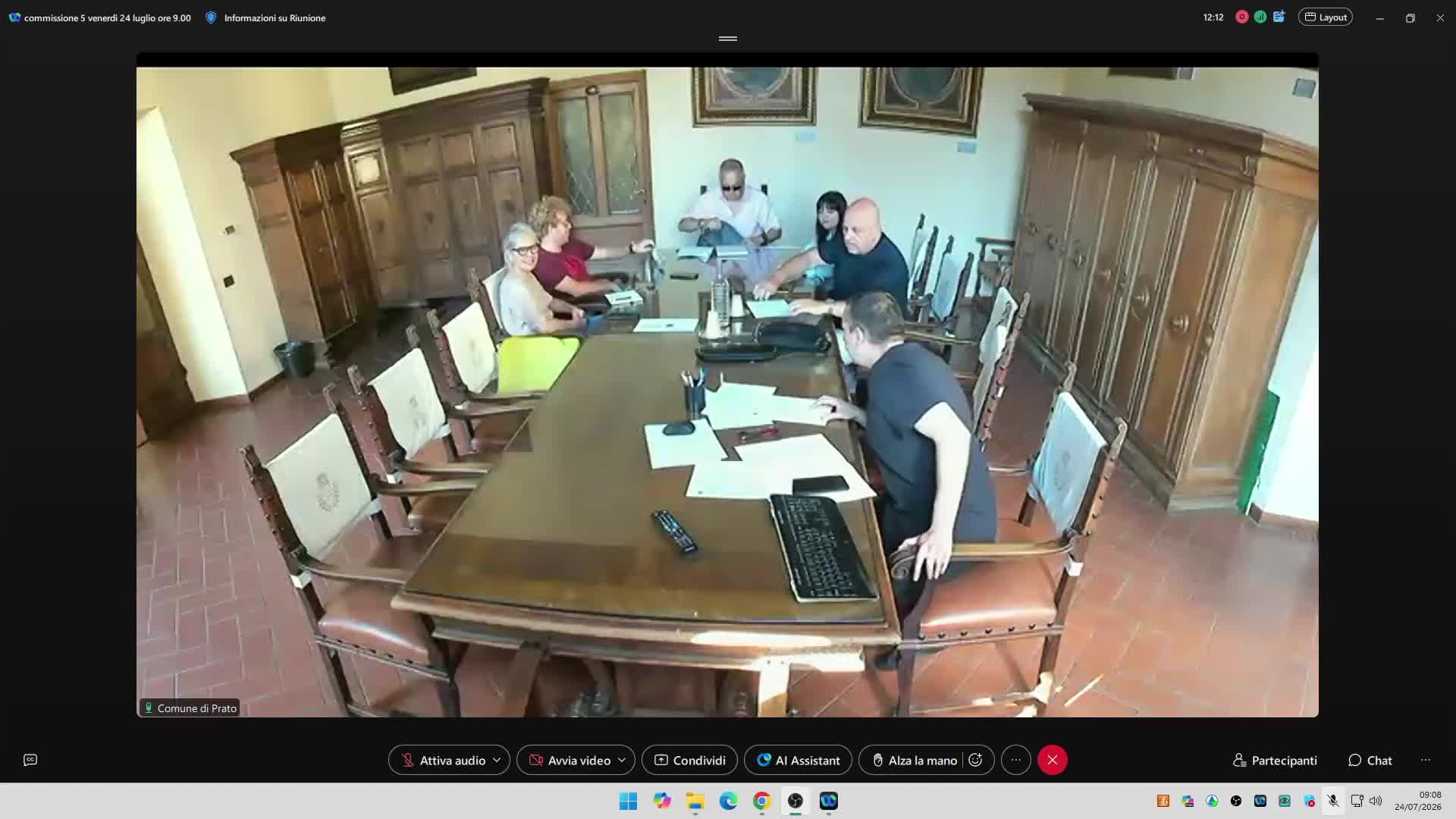 Commissione consiliare n. 5 del 24/07/2026 ore 09:00