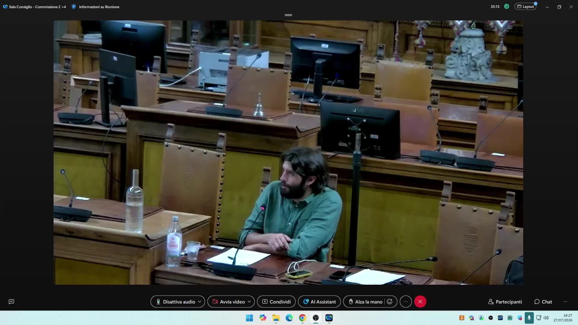 Commissione consiliare n. 2 + 4 congiunte del 27/07/2026 ore 16:00