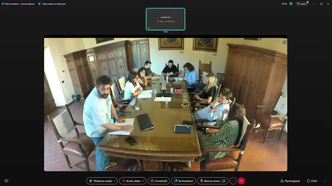 Commissione consiliare n. 1 del 29/07/2026 ore 08:30