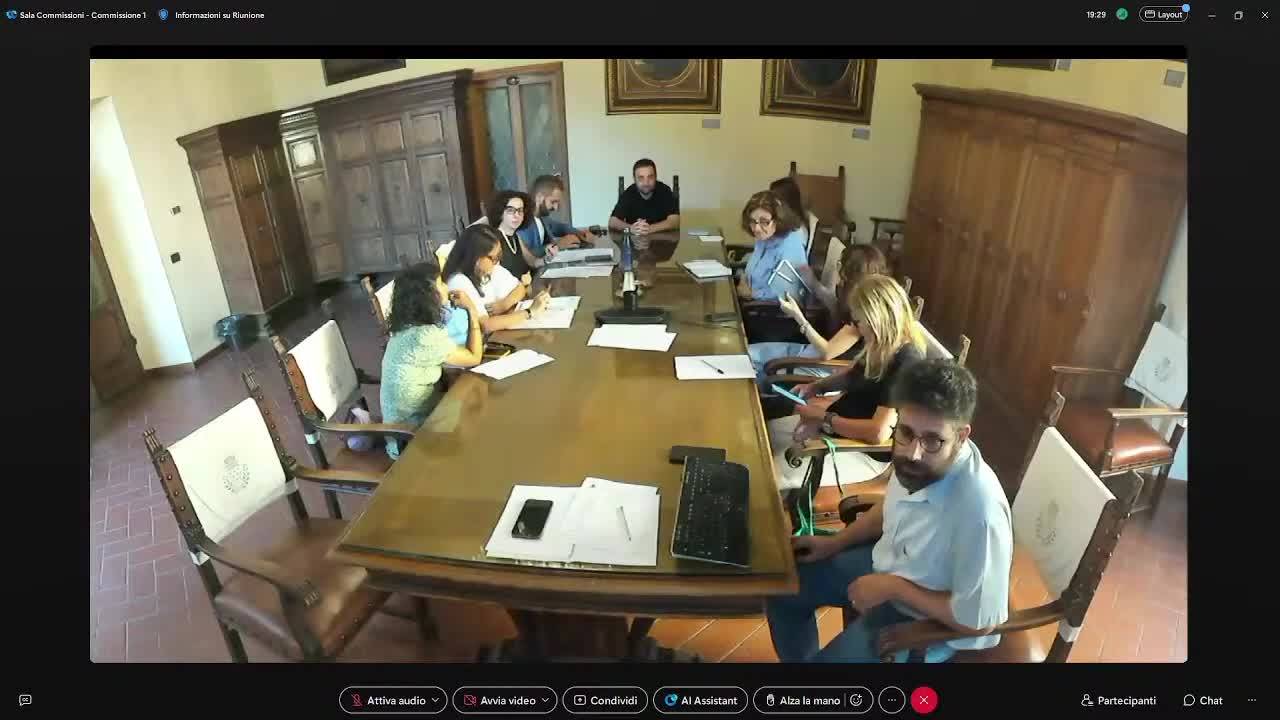 Commissione consiliare n. 1 del 30/07/2026 ore 08:30